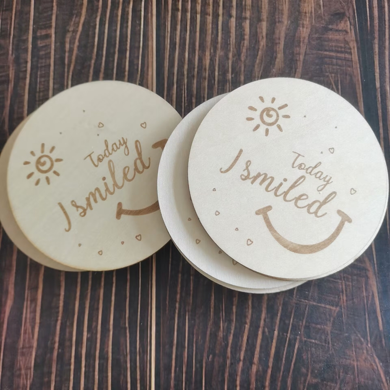 Milestone Card Set - 10pcs today i smiled Baby Photo