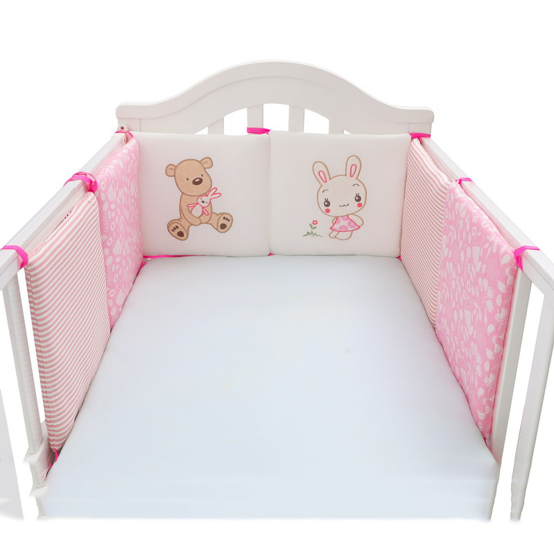 Baby Nursery Glider - 6 Pcs/Lot Cotton Cot Bumper Baby