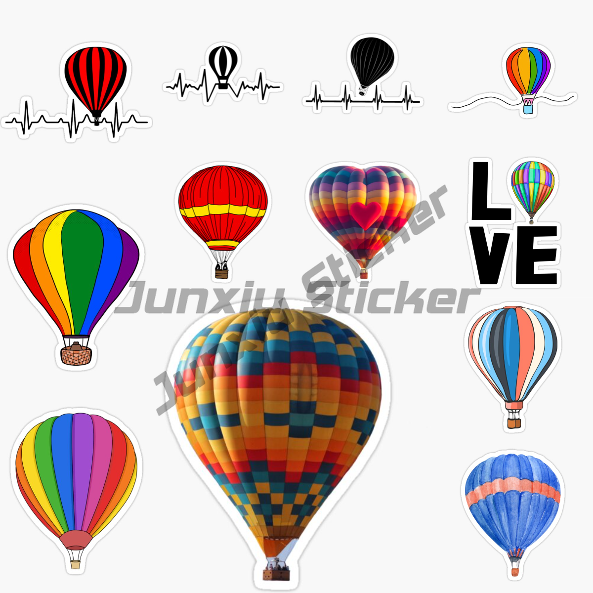 Baby Nursery Hot Air Balloon - Cartoon Balloon Hot Air Balloon Wall