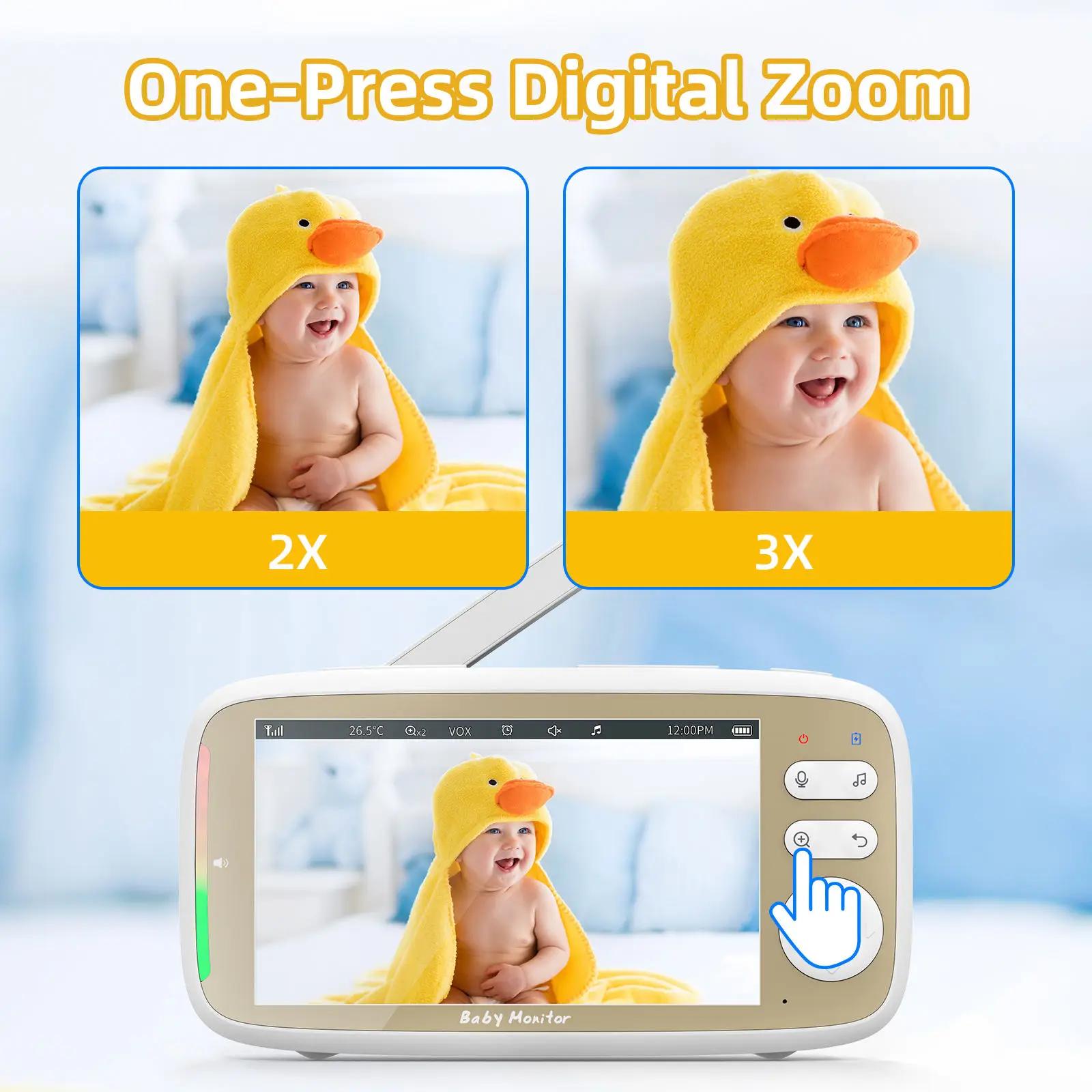 VB803 PRO Baby Monitor with 2p - Wearable Baby Monitor review and price