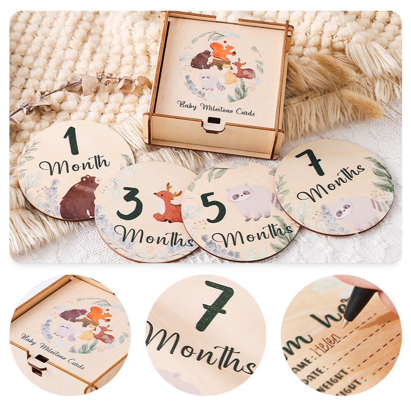 Newborn Baby Growth Milestones - Milestone Card Set review and price