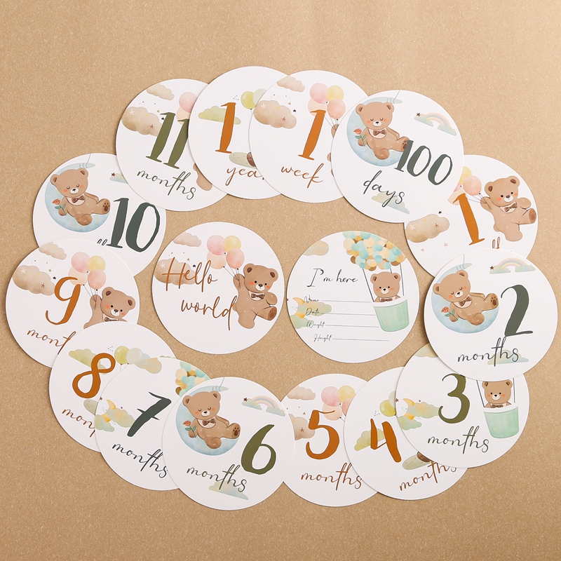Baby Paper Milestone Number Mo - Milestone Card Set review and price