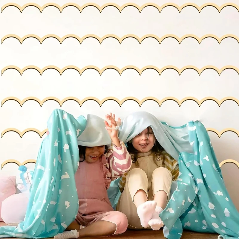 36Pcs Unfinished Wood Trim Mol - Baby Nursery Wall Stickers review and price