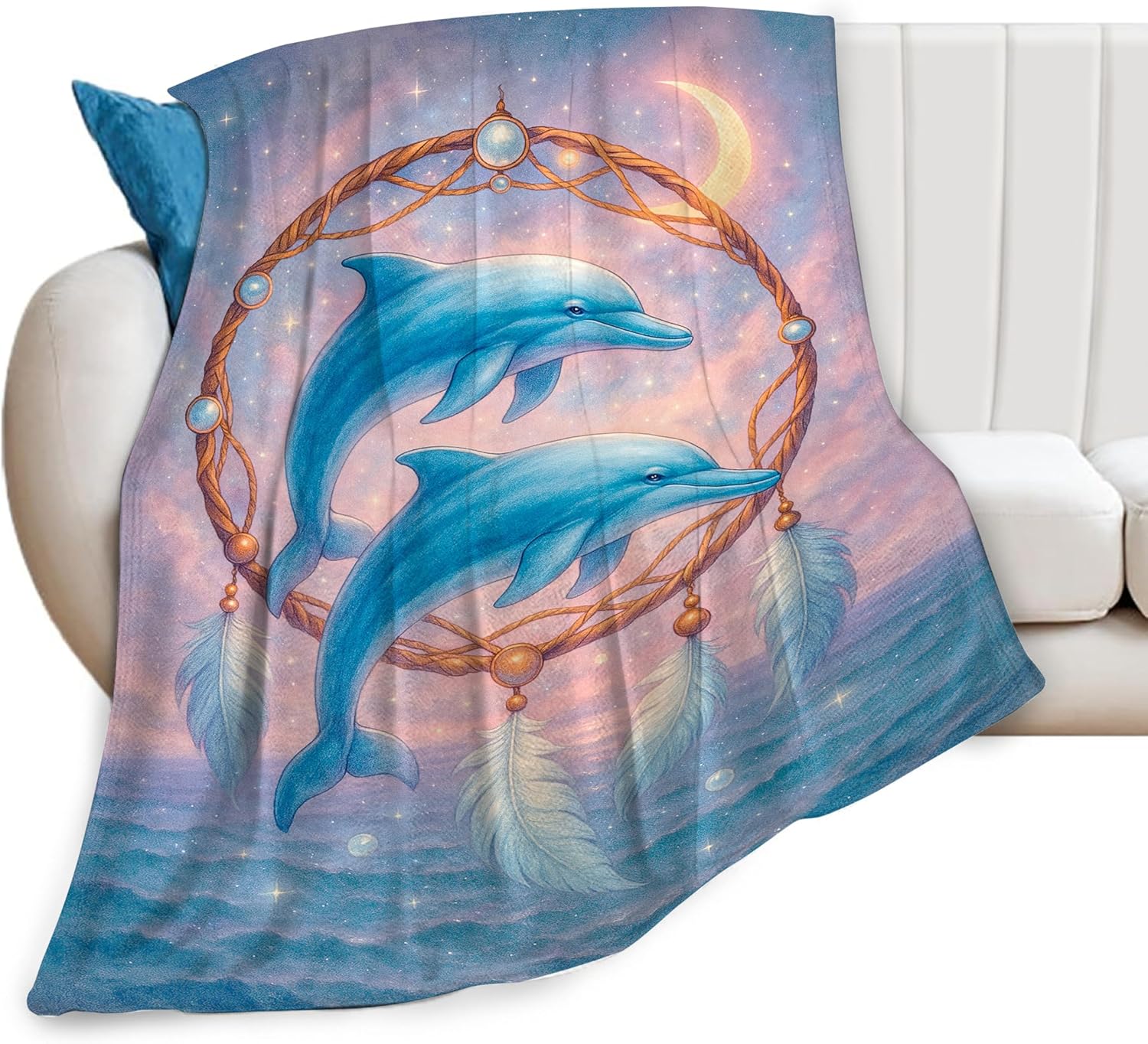 Dolphin Blanket Magical Ocean  - Baby Nursery Ocean review and price