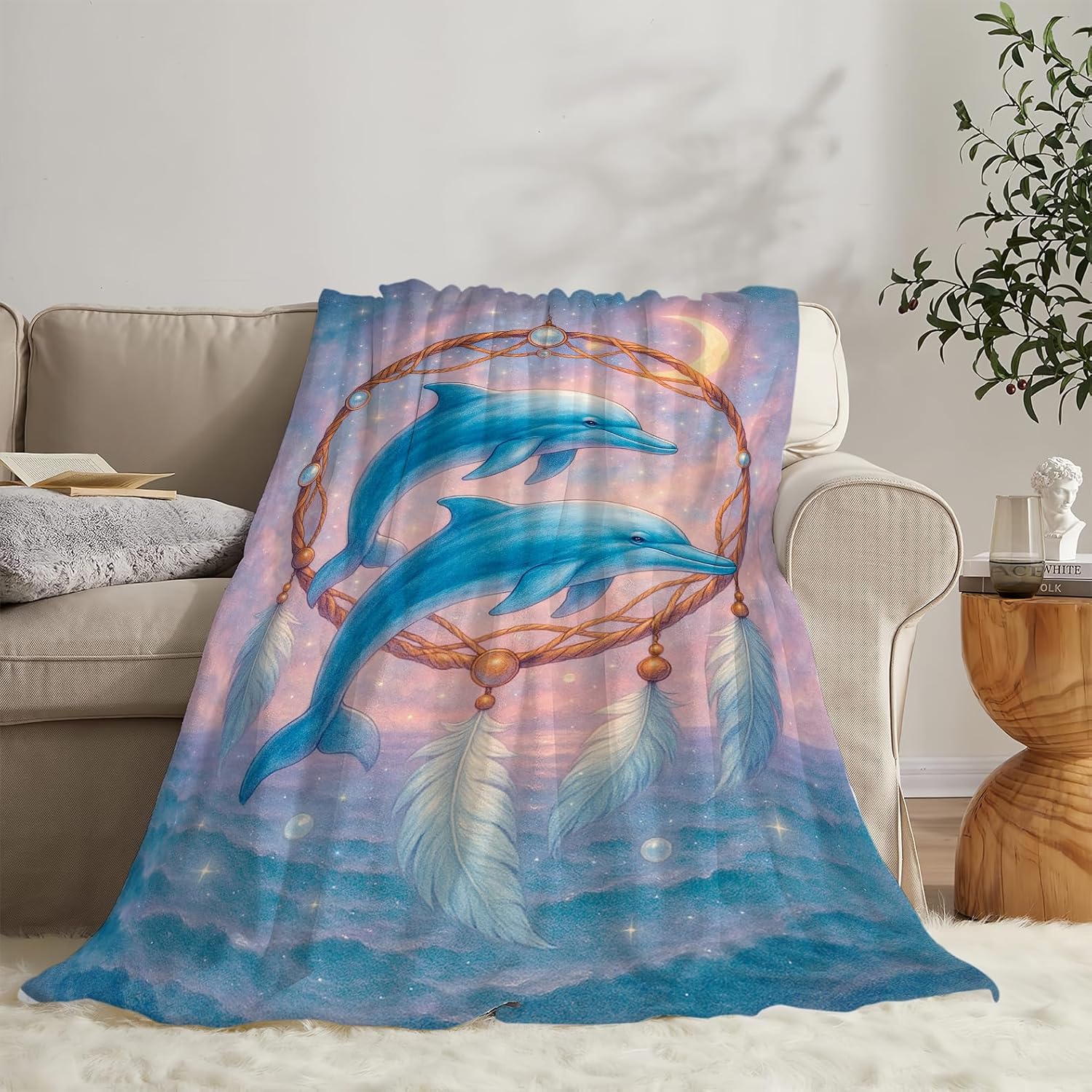 Dolphin Blanket Magical Ocean  - Baby Nursery Ocean review and price
