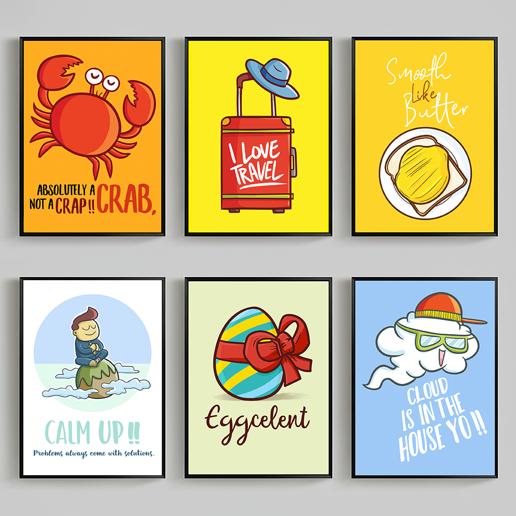 Cartoon Nursery Wall Art, Funn - Baby Nursery Quotes review and price