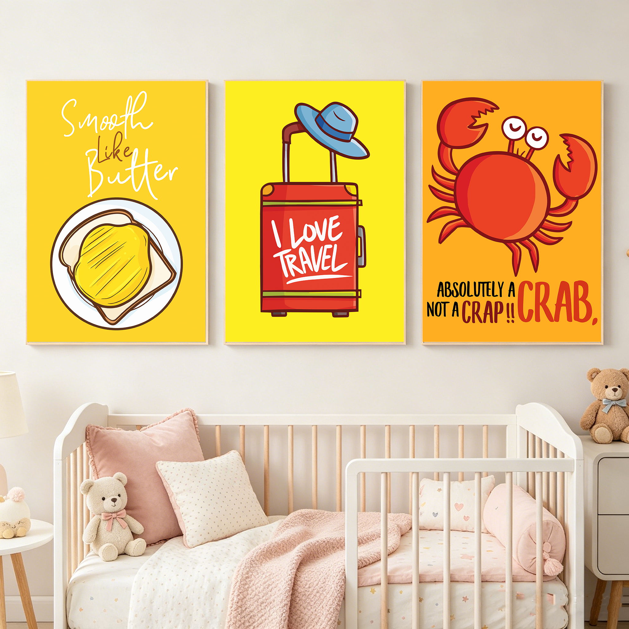 Cartoon Nursery Wall Art, Funn - Baby Nursery Quotes review and price