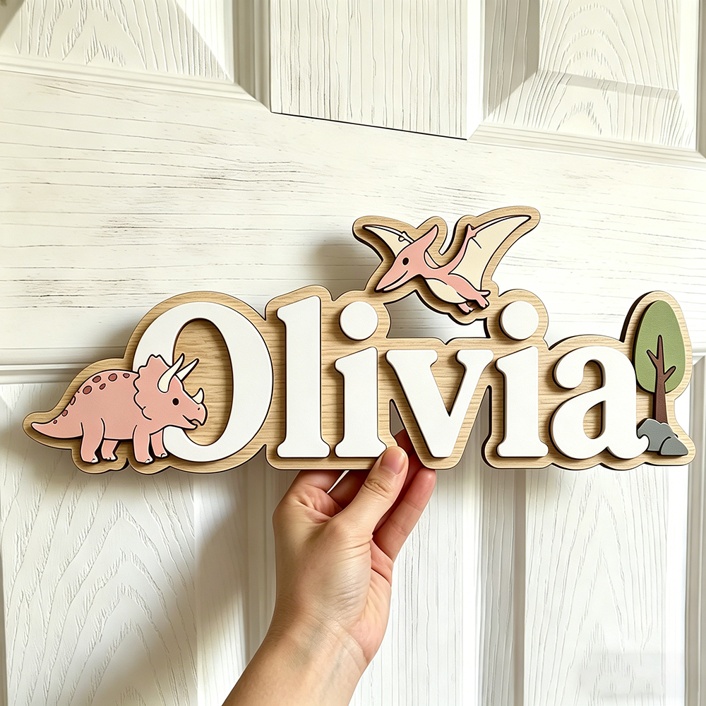 Personalized Dinosaur Name Sig - Baby Nursery review and price
