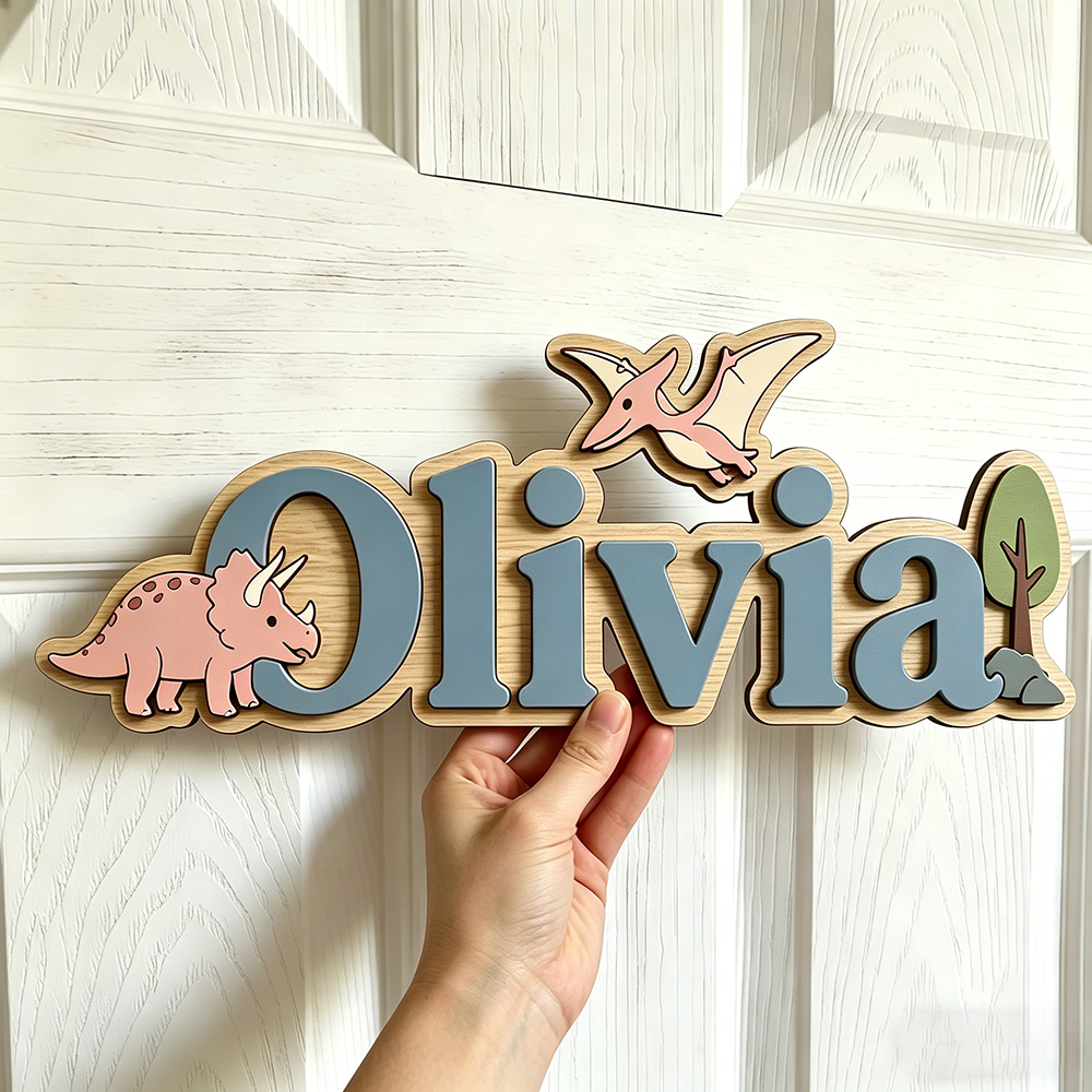 Personalized Dinosaur Name Sig - Baby Nursery review and price