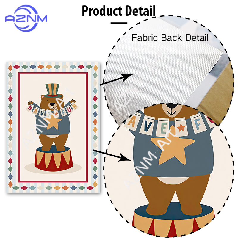 Circus Bear Magician Dog Quote - Baby Nursery Quotes review and price