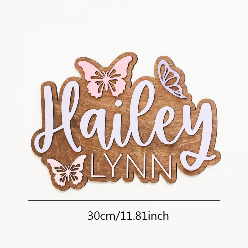 Personalized Butterfly Accent  - Baby Nursery Accent Wall review and price