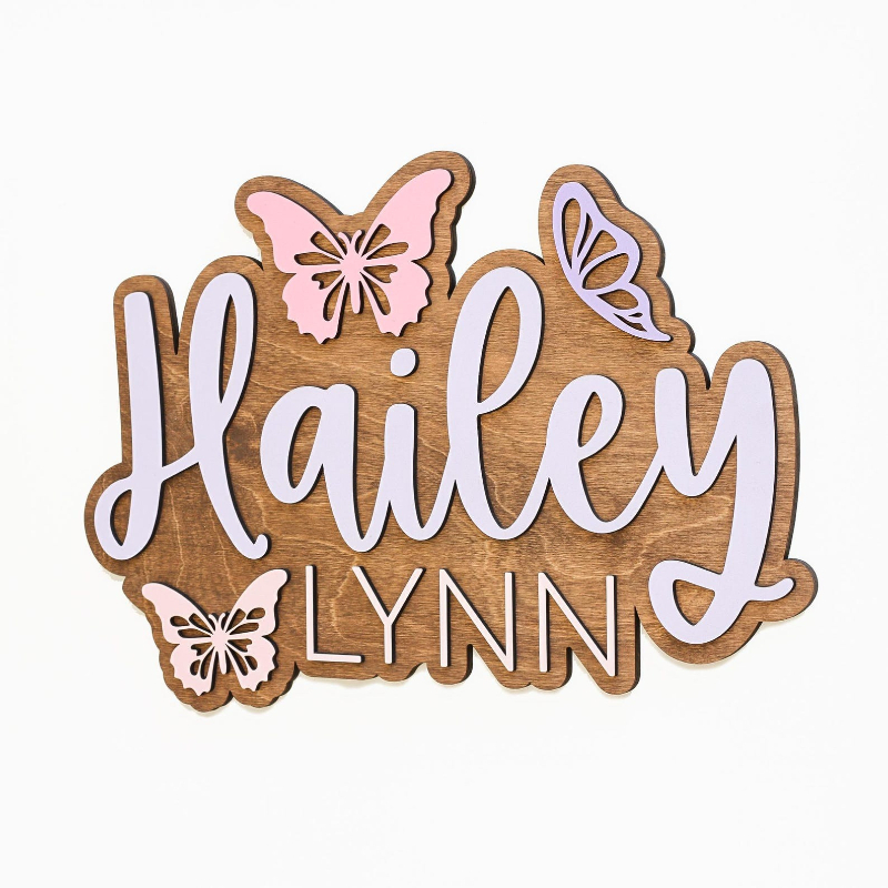 Personalized Butterfly Accent  - Baby Nursery Accent Wall review and price
