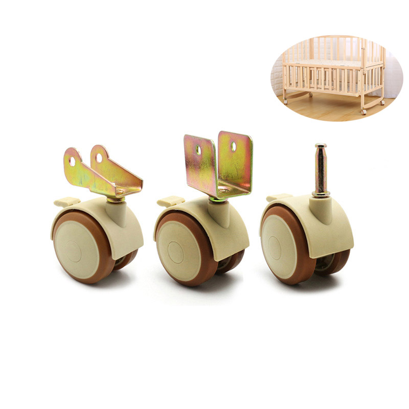 4Pcs 2'' Furniture Crib Swivel - Baby Nursery Trolley review and price