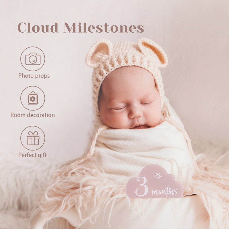 1Set Baby Acrylic Number Miles - Milestone Card Set review and price