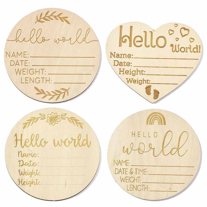 Wooden Baby Growth Souvenir Ca - Milestone Card Set review and price
