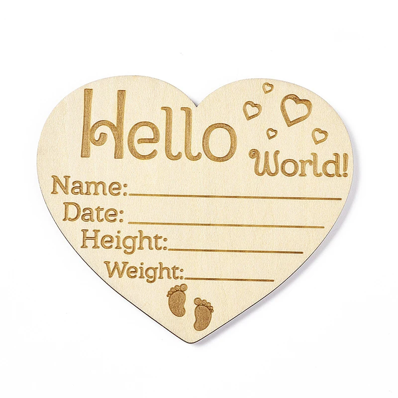 Wooden Baby Growth Souvenir Ca - Milestone Card Set review and price