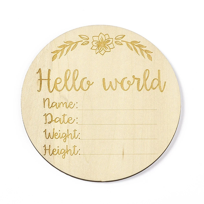 Wooden Baby Growth Souvenir Ca - Milestone Card Set review and price
