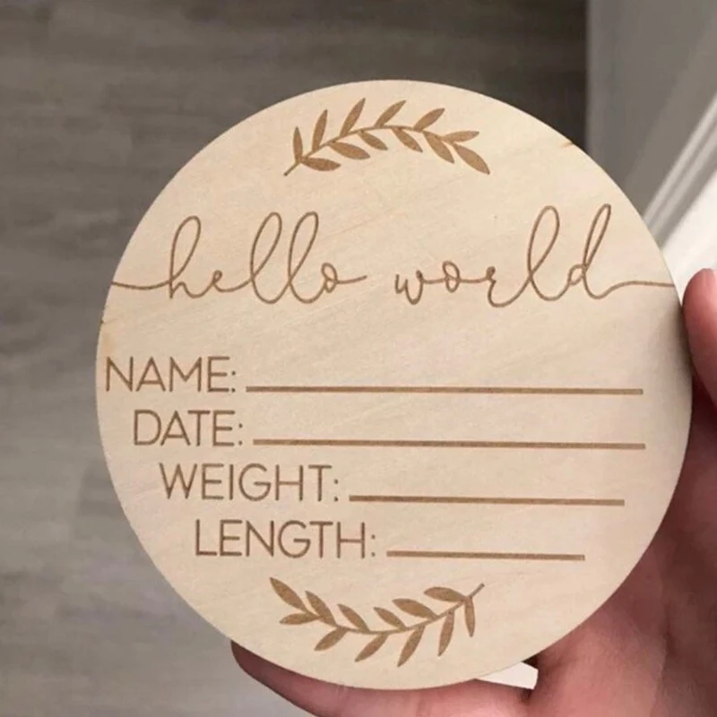 Wooden Baby Growth Souvenir Ca - Milestone Card Set review and price
