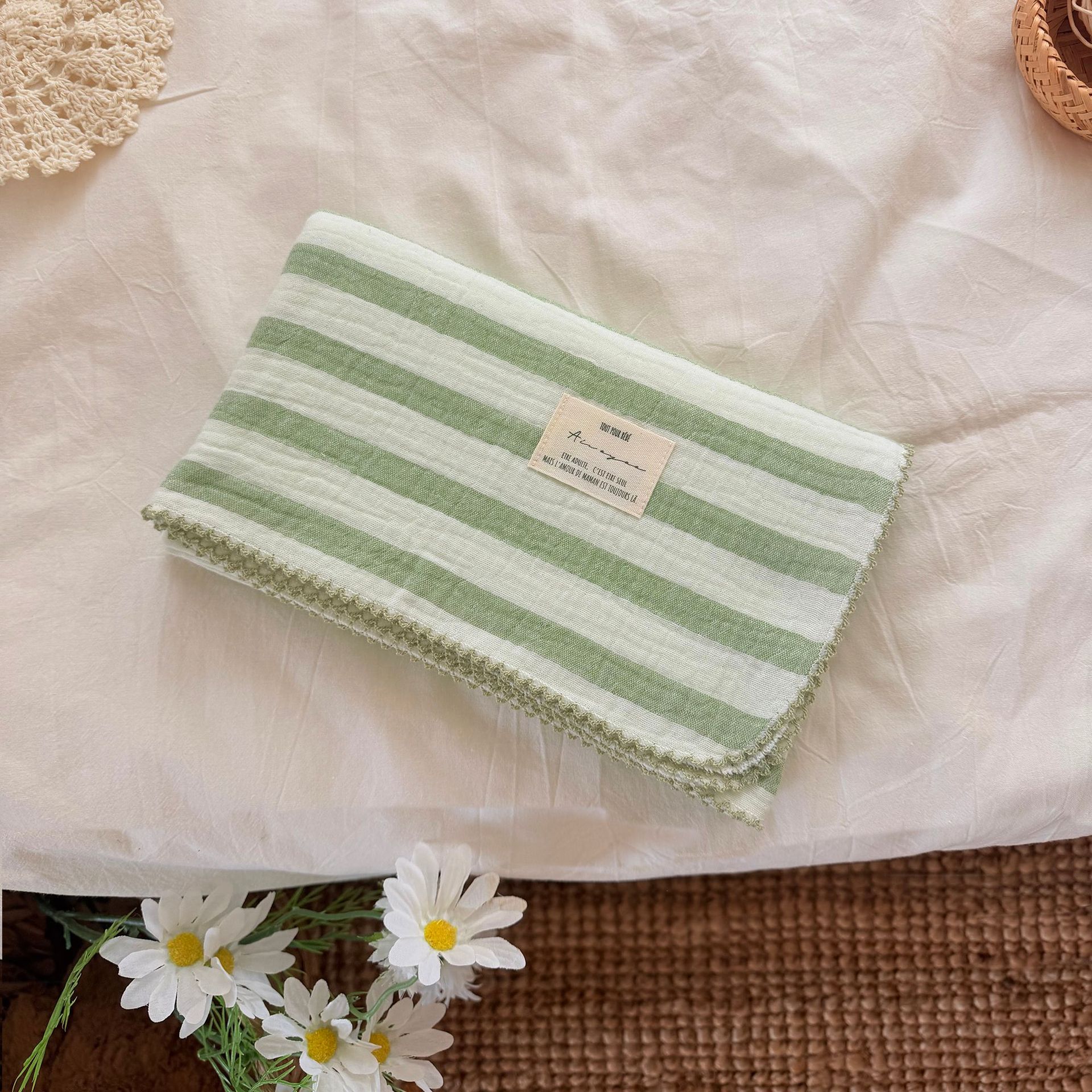 Summer Muslin Baby Swaddle Bla - Baby Girl Nursery Quilt review and price