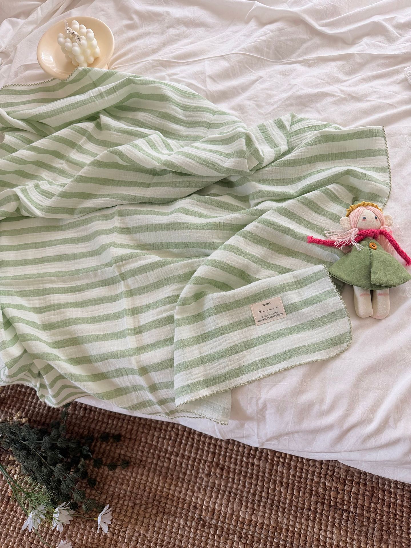 Summer Muslin Baby Swaddle Bla - Baby Girl Nursery Quilt review and price