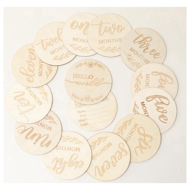 AEE3-Wooden Milestone Cards An - Milestone Card Set review and price