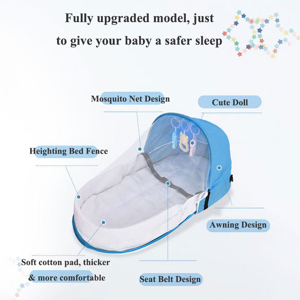 Portable Travel Baby Crib Fold - Baby Nursery Glider review and price