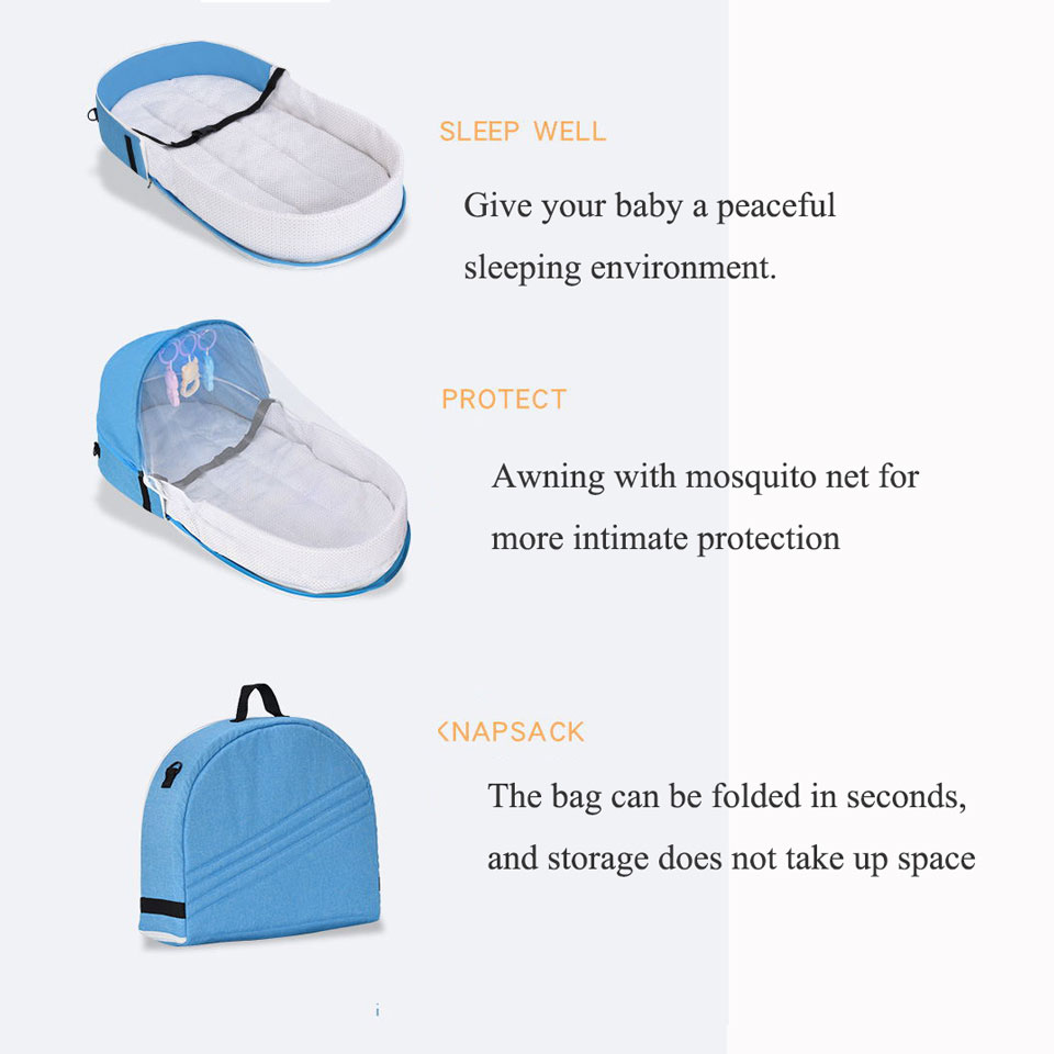 Portable Travel Baby Crib Fold - Baby Nursery Glider review and price