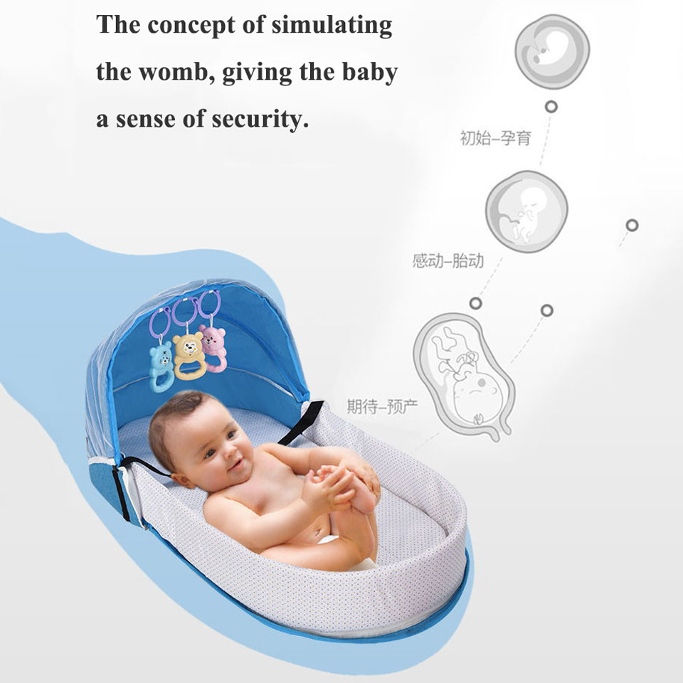 Portable Travel Baby Crib Fold - Baby Nursery Glider review and price