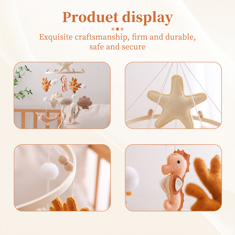 Baby Mobile for Crib Baby Ratt - Baby Nursery Ocean review and price