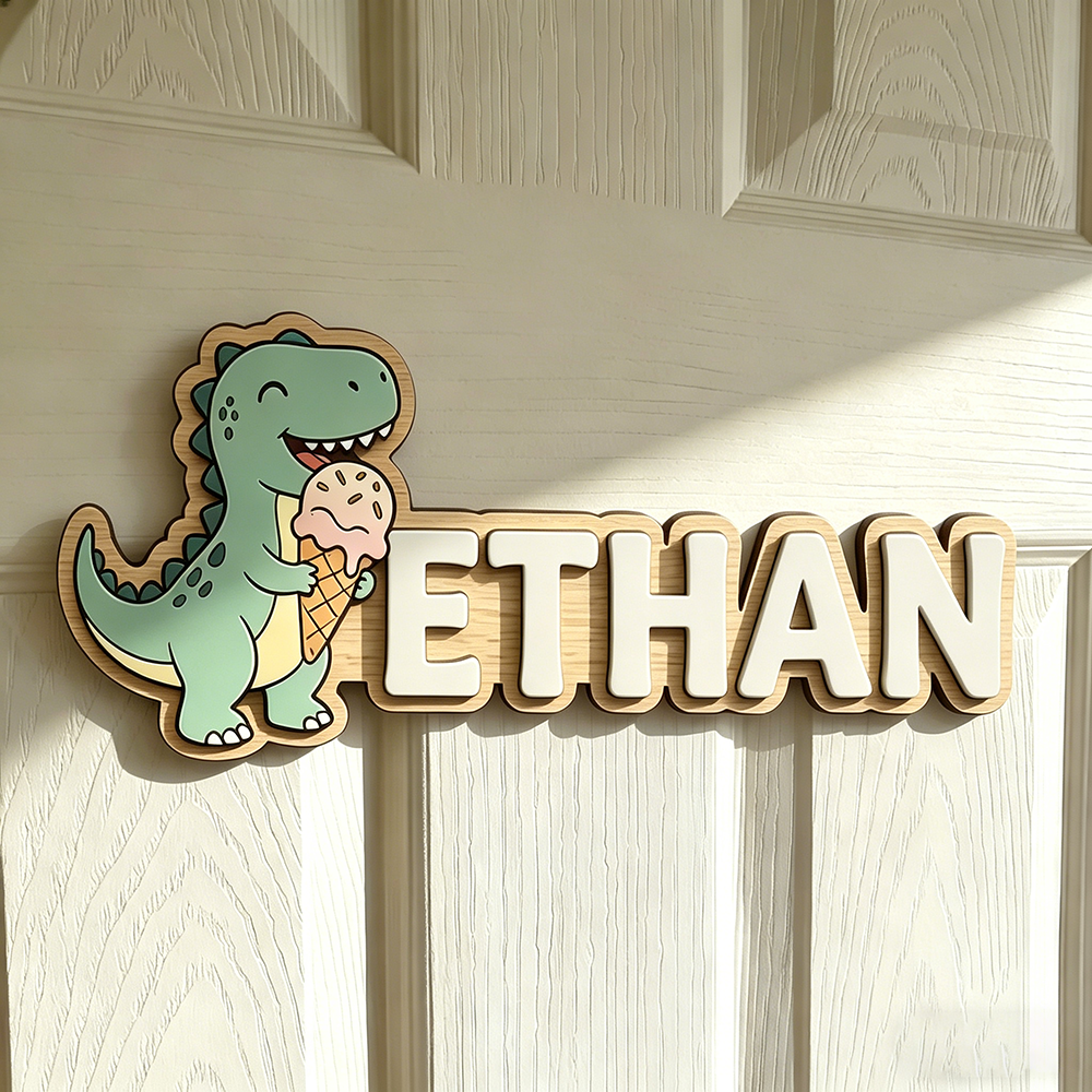 Whimsical Ice Cream Dinosaur C - Baby Nursery review and price