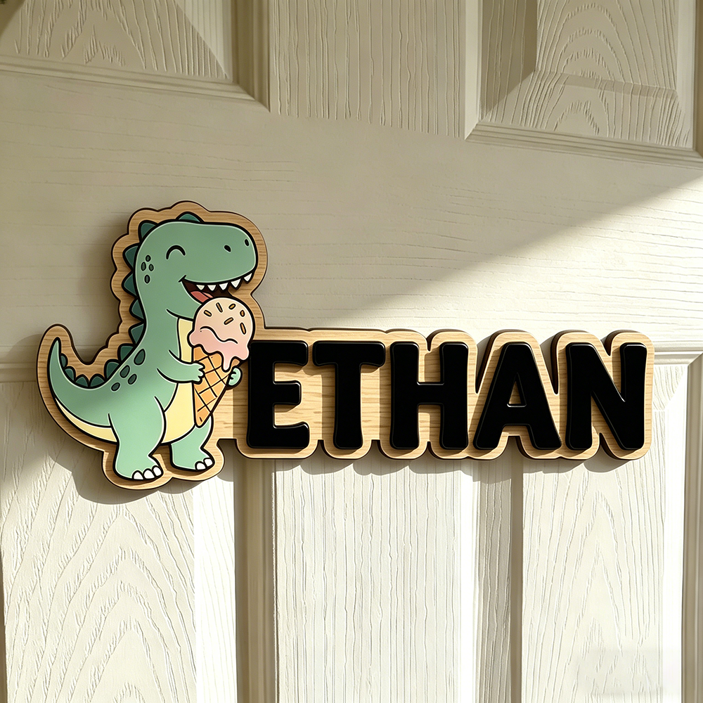 Whimsical Ice Cream Dinosaur C - Baby Nursery review and price