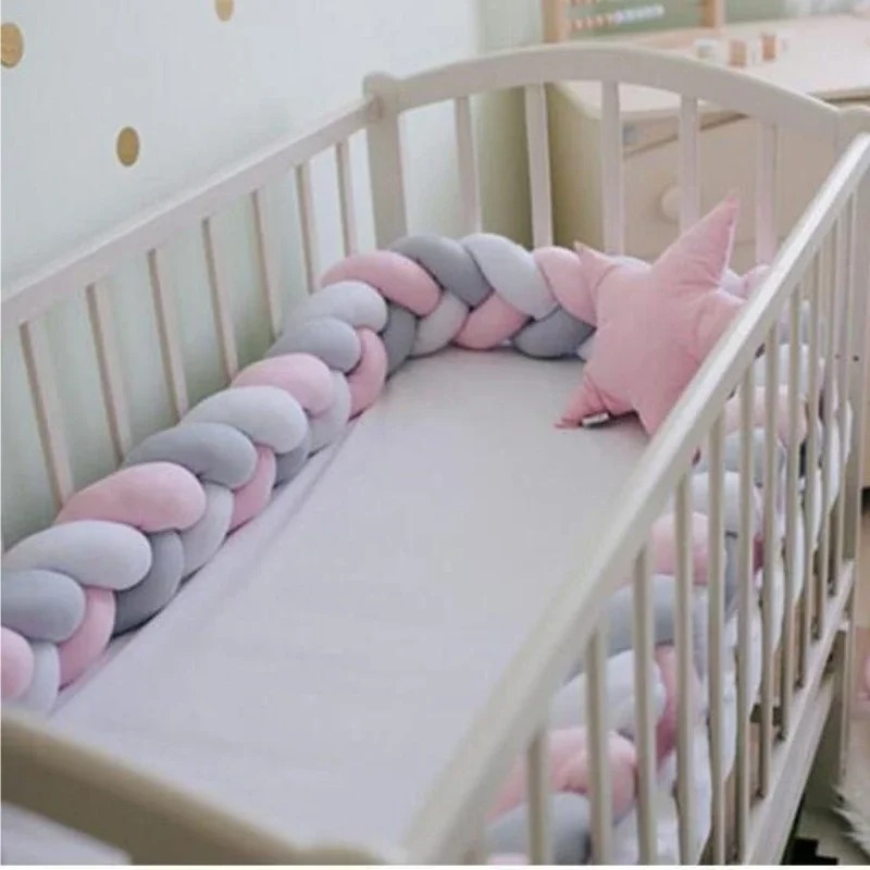 Boho Braided Crib Bumper Pillo - Baby Nursery Glider review and price