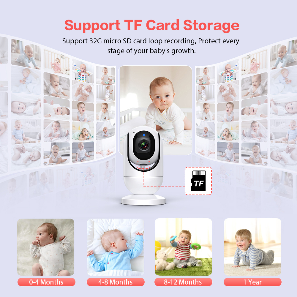 Video Baby Monitor 7'' 1080P H - Wearable Baby Monitor review and price