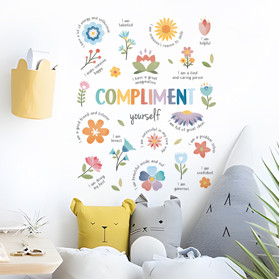 English colorful inspirational - Baby Nursery Quotes review and price