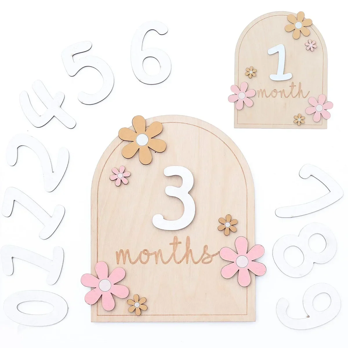 Newborn Photography Props Baby - Milestone Card Set review and price