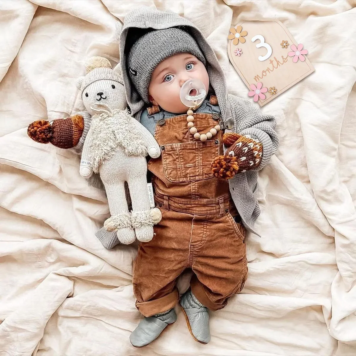 Newborn Photography Props Baby - Milestone Card Set review and price