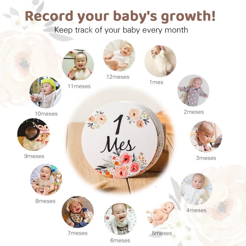 1Set 0-12 Month Newborn Month  - Milestone Card Set review and price