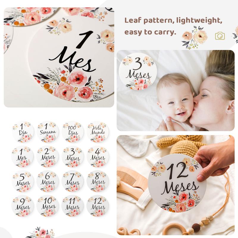 1Set 0-12 Month Newborn Month  - Milestone Card Set review and price