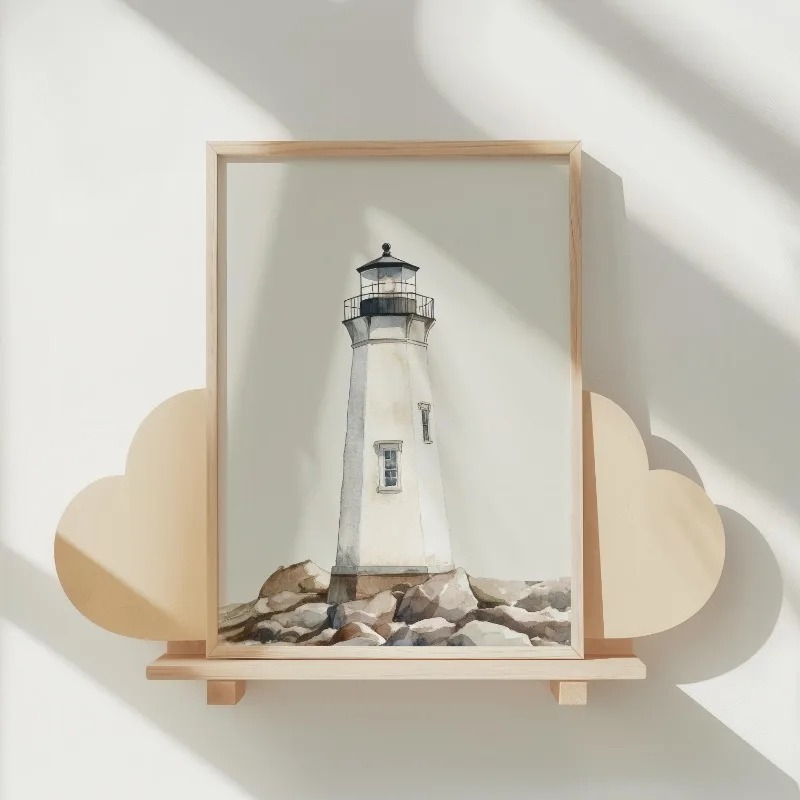 Neutral Nautical Nursery Art V - Baby Nursery Vintage Decor review and price