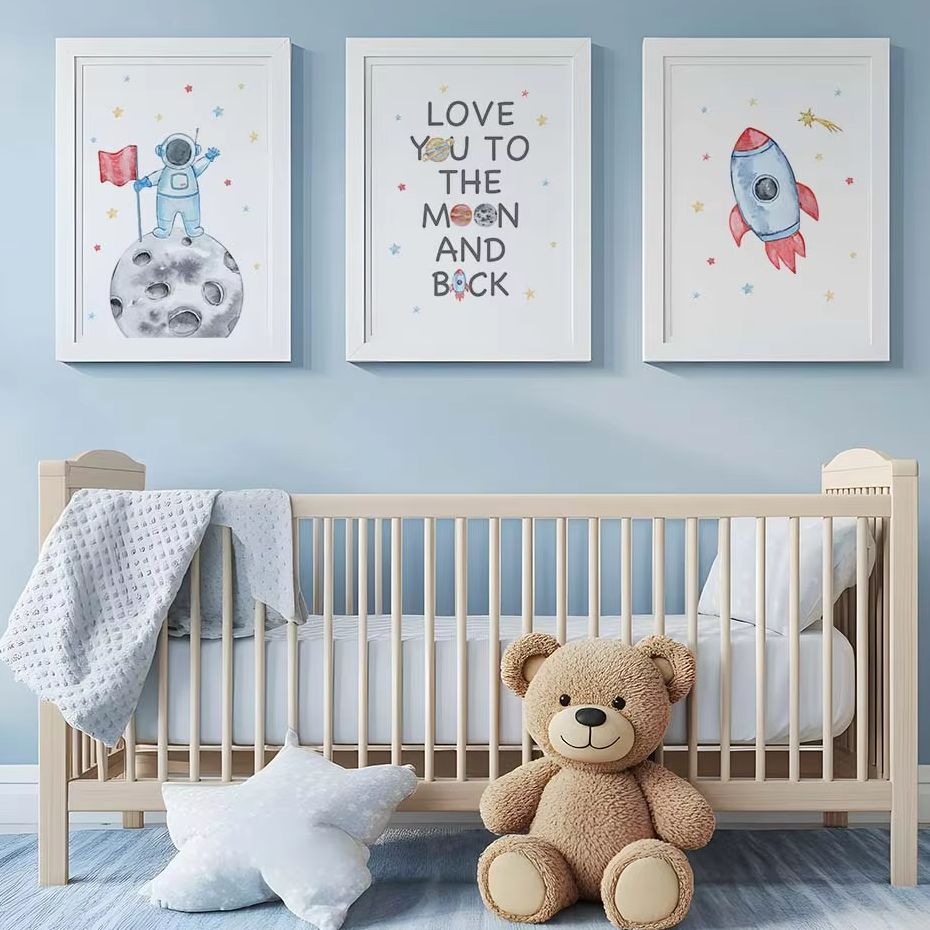 Nursery Wall Art, Space Astron - Baby Nursery Quotes review and price