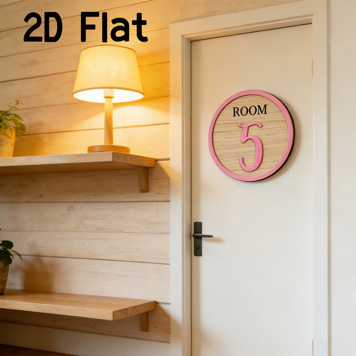 1Pc Cutom Pink Room Number Woo - Baby Nursery review and price
