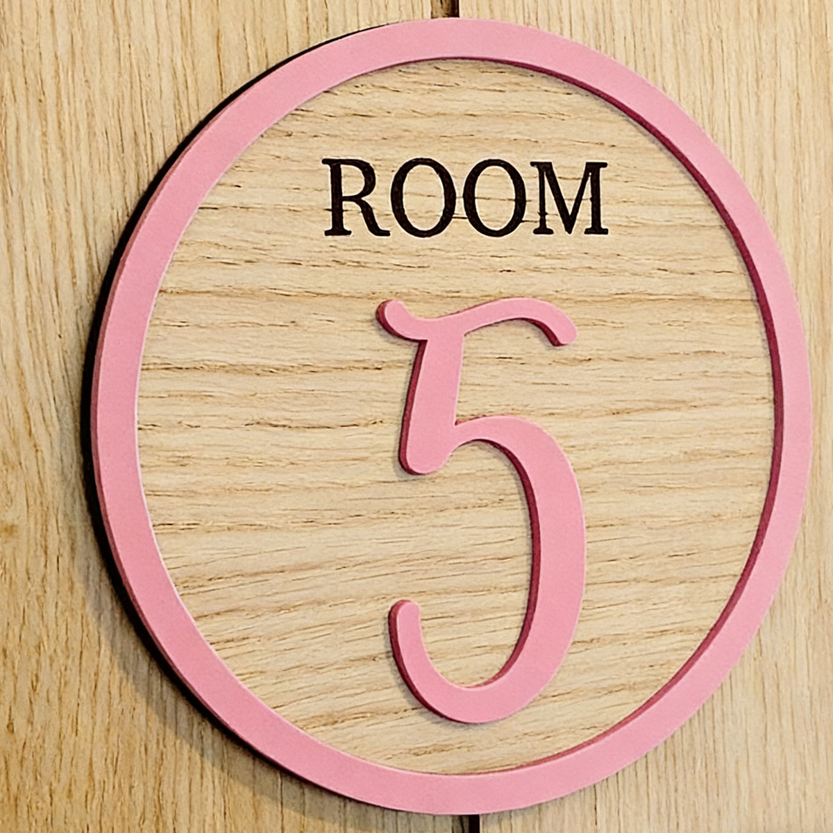 1Pc Cutom Pink Room Number Woo - Baby Nursery review and price