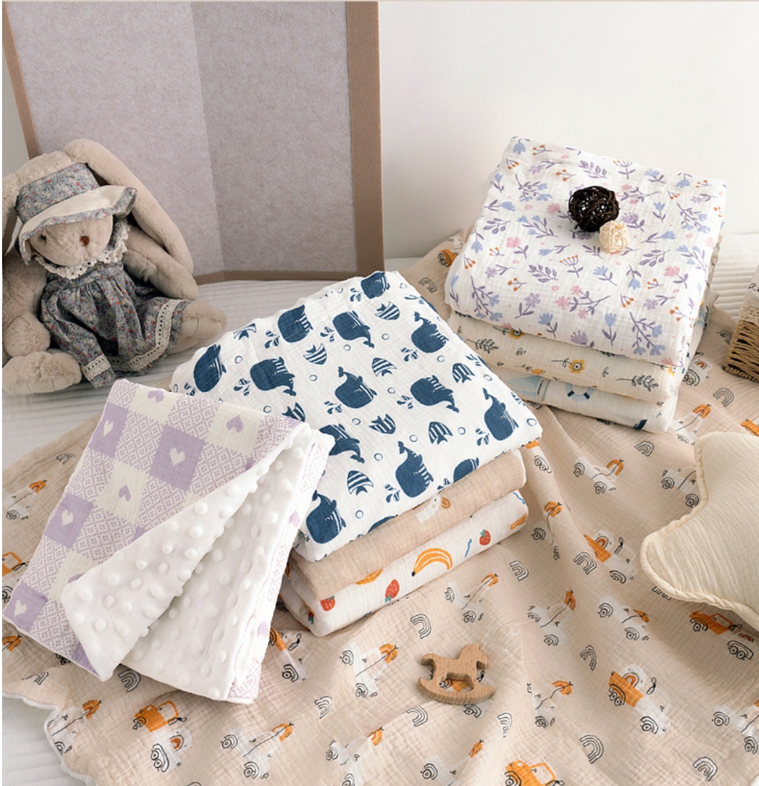 Muslin Baby Swaddle Blanket Fo - Baby Girl Nursery Quilt review and price