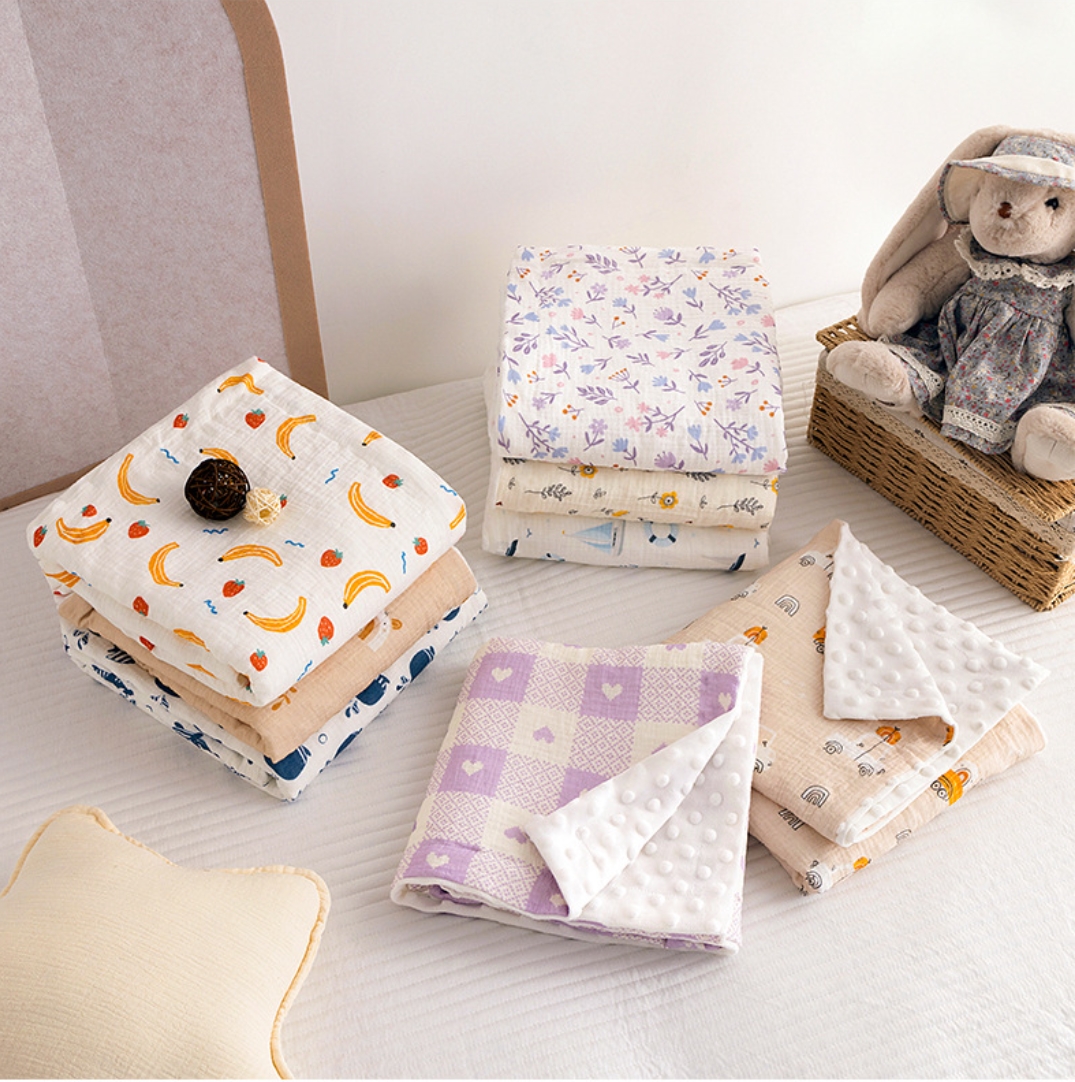 Muslin Baby Swaddle Blanket Fo - Baby Girl Nursery Quilt review and price