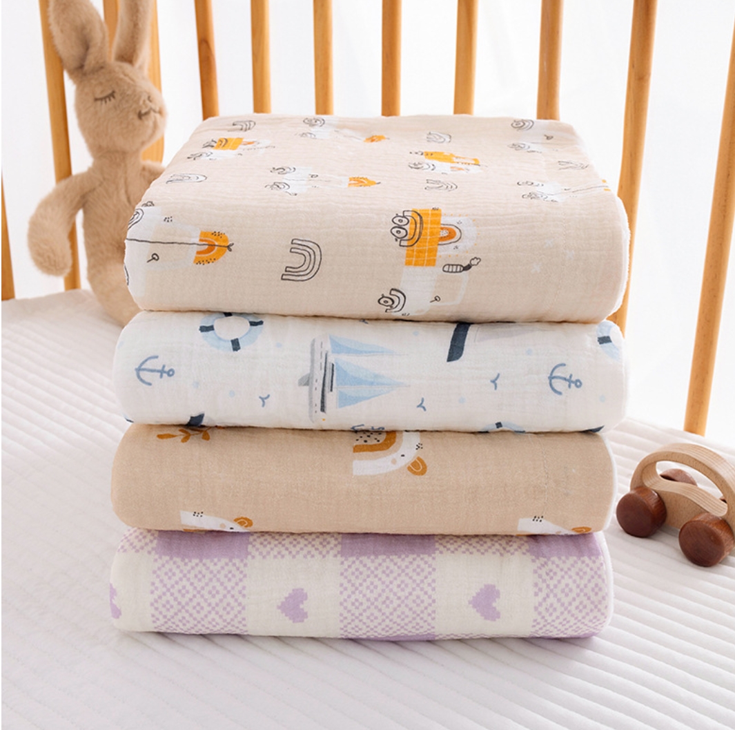 Muslin Baby Swaddle Blanket Fo - Baby Girl Nursery Quilt review and price