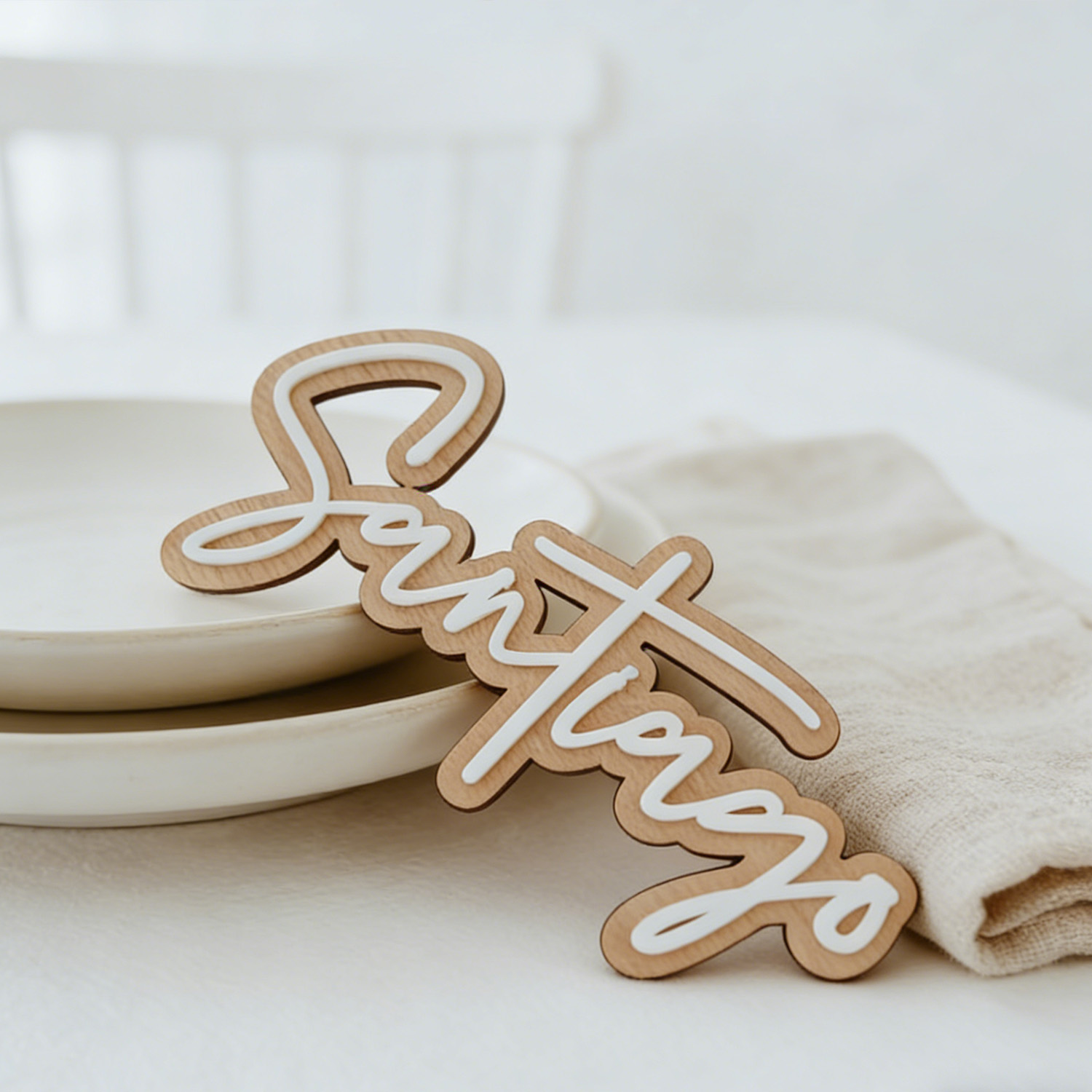 1Pc Custom Name Cute White Woo - Baby Nursery review and price