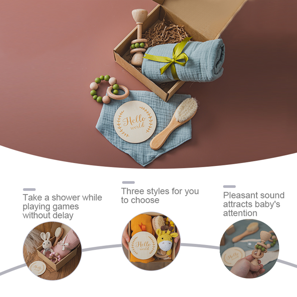 1SetNewborn Towel Bath Toy Dou - Milestone Card Set review and price