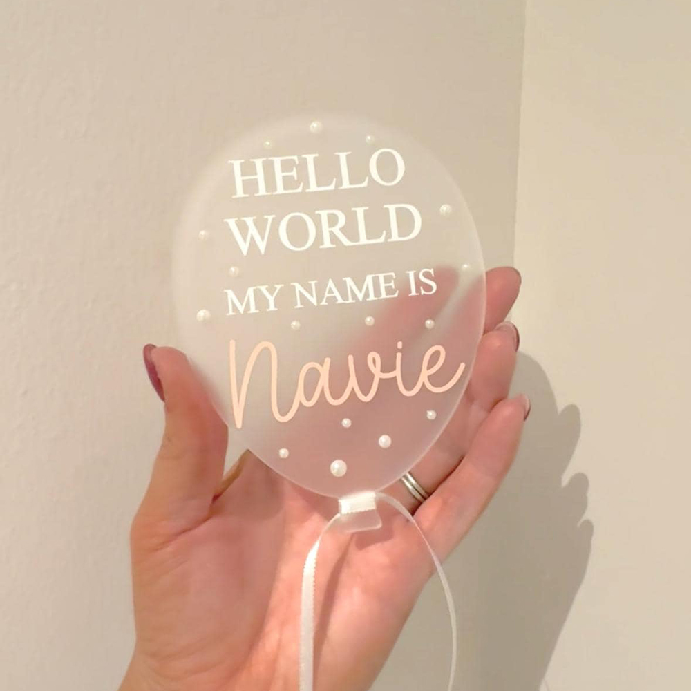 Frosted Acrylic Balloon Blank  - Milestone Card Set review and price