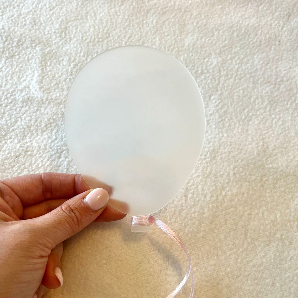 Frosted Acrylic Balloon Blank  - Milestone Card Set review and price