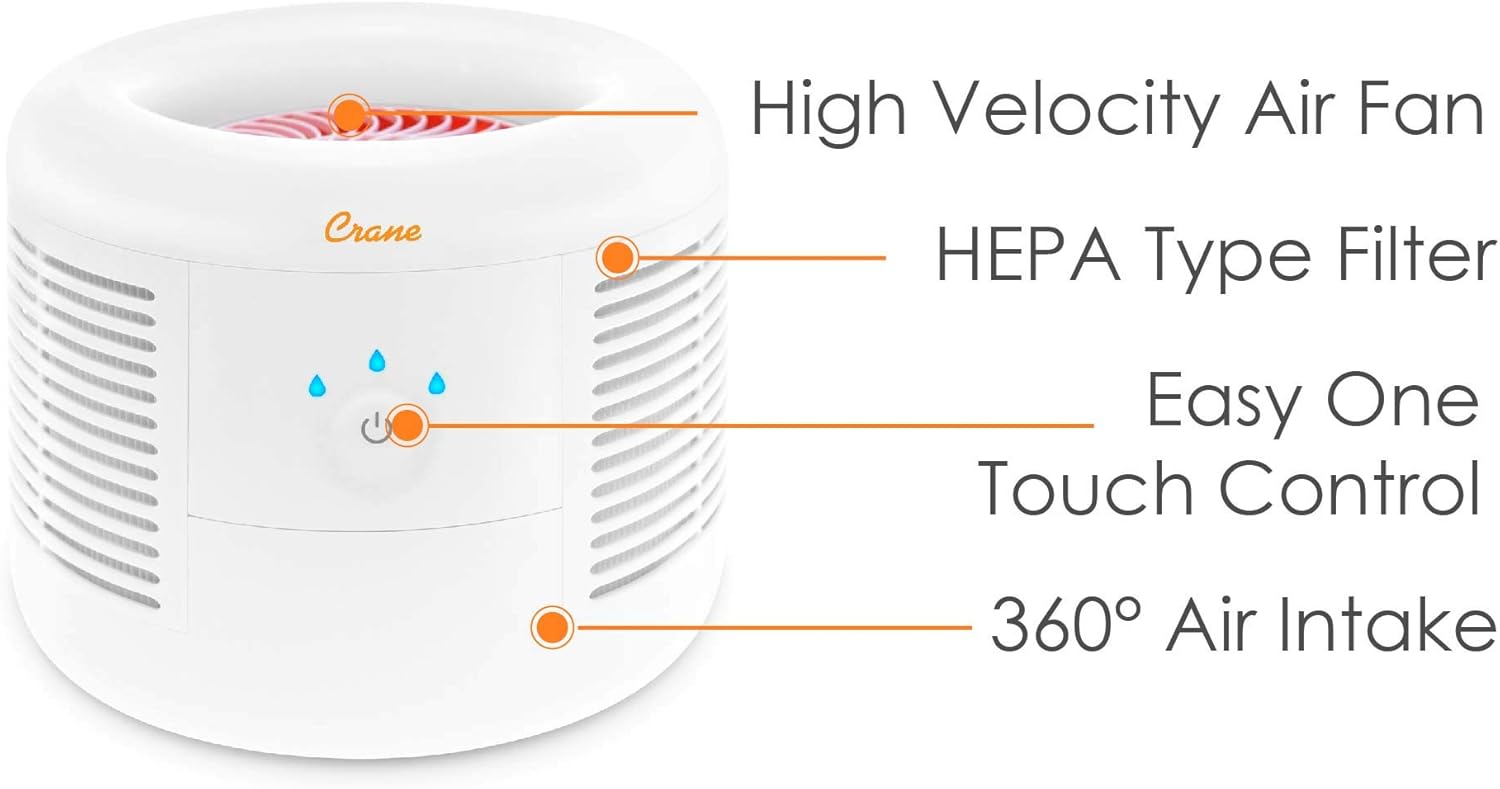 HEPA Air Purifier for Home, Qu - Baby Nursery Air Purifier review and price